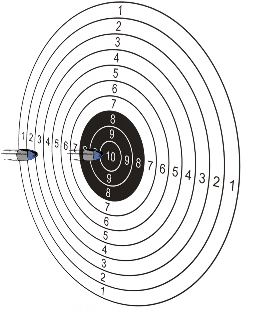 target, bullets, shoot