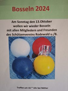 Mehr über den Artikel erfahren Boßeln 2024
